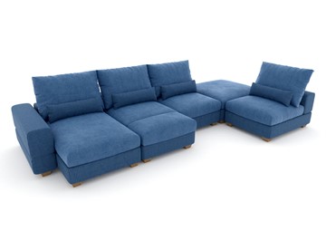 П-образный диван V-10-M П (П1+Д4+Д2+УС+ПС), Memory foam в Орске