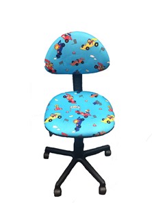 Детское крутящееся кресло Libao LB-C 02, цвет синие машинки в Бузулуке