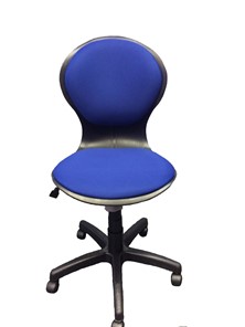 Детское крутящееся кресло Libao LB-C 03, цвет синий в Бузулуке