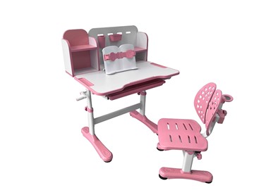 Парта растущая и стул Vivo Pink FUNDESK в Орске