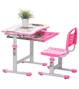 Детский стол-трансформер SET Holto-2А розовый в Бузулуке