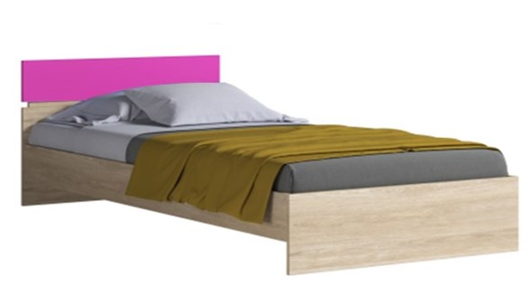 Кровать в детскую Формула, 900 розовый с основанием в Орске - изображение
