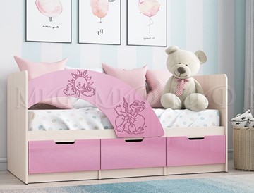 Кровать с ящиками Юниор-3, Розовый металлик в Бузулуке