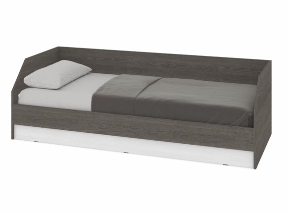 Кровать подростковая О81, Анкор темный - Анкор светлый в Бузулуке - изображение