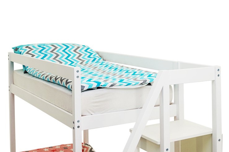 Детская двухъярусная кровать Svogen белый в Бузулуке - изображение 10