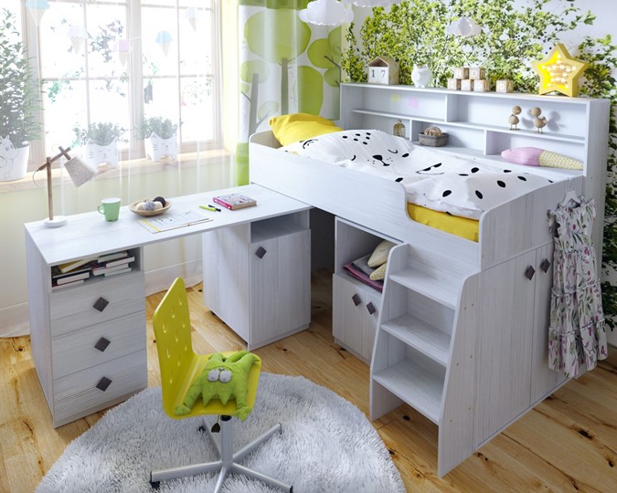 Кровать-чердак в детскую Малыш-5, цвет Винтерберг в Бузулуке - изображение 7