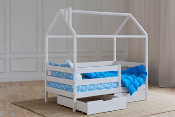 Кровать детская Домик с ящиками, цвет белый в Бузулуке - предосмотр 2