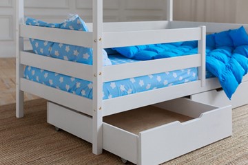 Кровать детская Домик с ящиками, цвет белый в Бузулуке - предосмотр 3