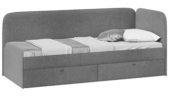 Подростковая кровать Молли тип 1 (80), Микровелюр Scandi Graphite 22 в Бузулуке