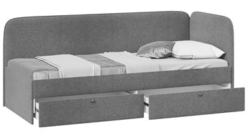 Детская кровать Молли тип 1 (90), Микровелюр Scandi Graphite 22 в Бузулуке - предосмотр 1