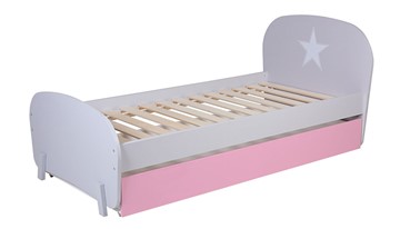 Детская кровать POLINI Kids Mirum 1915 Серый / розовый в Бузулуке