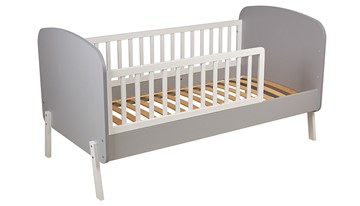 Детская кровать POLINI Kids Mirum 2000 Серый-Белый в Орске