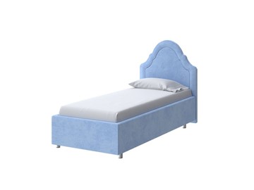 Детская кровать для девочки Эльза 80х200, Велюр (Teddy Небесно-голубой) в Бузулуке