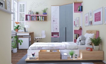 Детская спальня Урбан Набор 3, розовый в Бузулуке