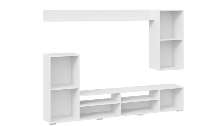 Стенка в гостиную Моретти (Белый, Белый глянец) в Бузулуке - изображение 3