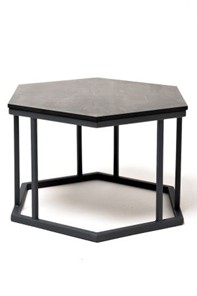 Интерьерный стол Женева  цвет серый гранит Артикул: RC658-50-50-4sis в Орске - предосмотр