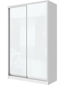 Шкаф Хит-22-4-14-22 с цветным стеклом, белое №10, Белый корпус в Бузулуке