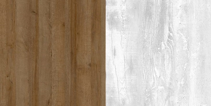 Шкаф угловой Пайн, ПП6, Дуб Крафт/Бетон Пайн в Орске - изображение 2