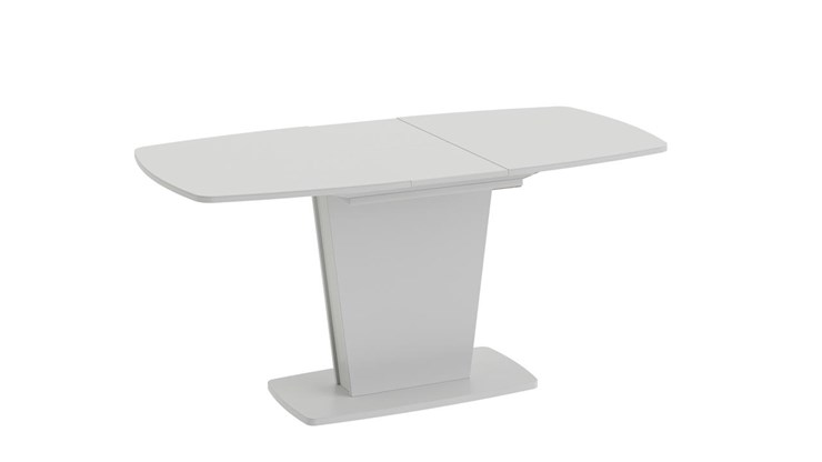 Кухонный стол раскладной Честер тип 2, цвет Белый/Стекло белый глянец в Бузулуке - изображение 1