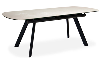 Кухонный раздвижной стол Шамони 3CQ 180х95 (Oxide Avorio/Графит) в Бузулуке - предосмотр 1