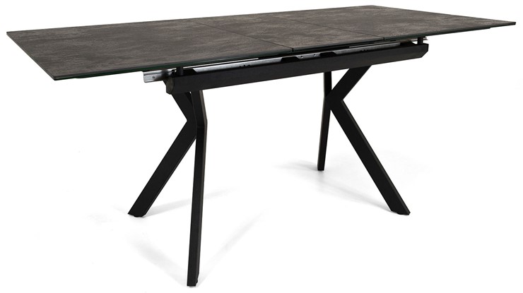 Кухонный стол раскладной Бордо 1CX 140х85 (Oxide Nero/Графит) в Бузулуке - изображение 2