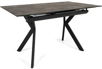 Кухонный стол раскладной Бордо 1CX 140х85 (Oxide Nero/Графит) в Орске