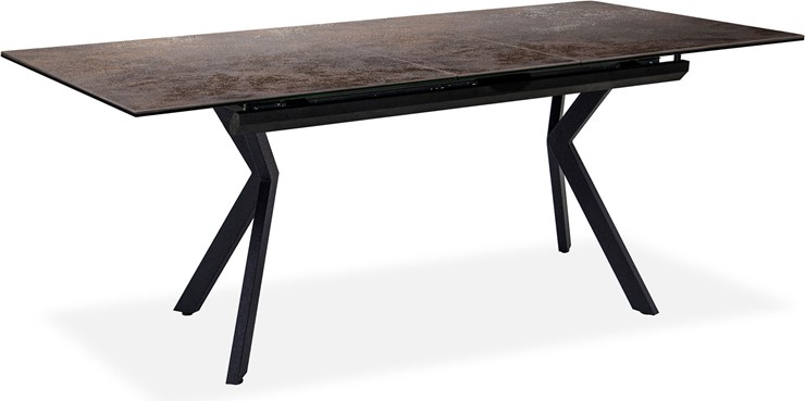 Кухонный раздвижной стол Бордо 3CX 180х95 (Oxide Moro/Графит) в Бузулуке - изображение 1