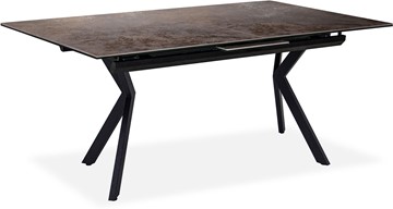 Кухонный раздвижной стол Бордо 3CX 180х95 (Oxide Moro/Графит) в Бузулуке - предосмотр