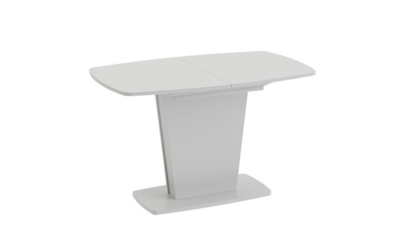 Кухонный стол раскладной Честер тип 2, цвет Белый/Стекло белый глянец в Бузулуке - изображение