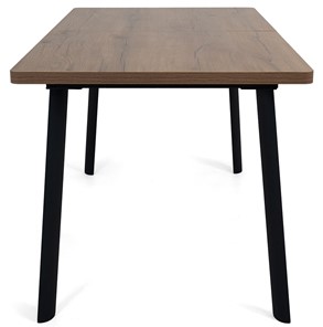 Кухонный стол раскладной Дали-1L(ноги черные, дуб табако) в Бузулуке - предосмотр 2