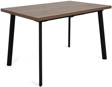 Кухонный стол раскладной Дали-1L(ноги черные, дуб табако) в Орске