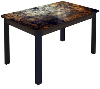 Кухонный раздвижной стол Гамбург Мини, ноги метал. крашеные №23 (Exclusive h103/венге) в Бузулуке