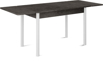 Раздвижной стол Милан-2 EVO, ноги белые, серый камень в Орске - предосмотр 1