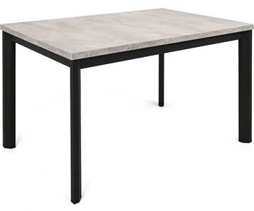 Кухонный раскладной стол Нагано-2L (ноги черные, светлый цемент) в Бузулуке