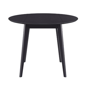 Кухонный стол раскладной Daiva Орион Drop Leaf 100, Черный в Орске