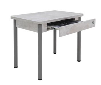 Кухонный раскладной стол Прайм-3Р, Цемент светлый в Орске - предосмотр 2