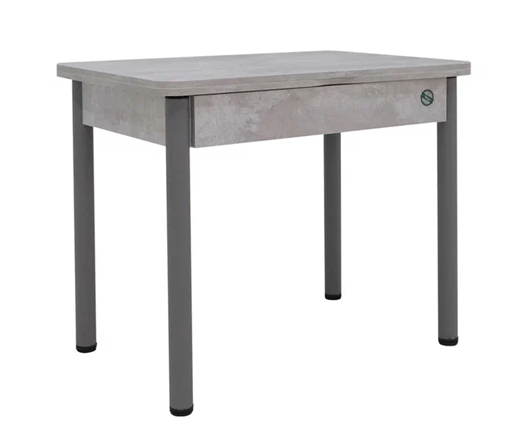 Кухонный раскладной стол Прайм-3Р, Цемент светлый в Бузулуке - изображение