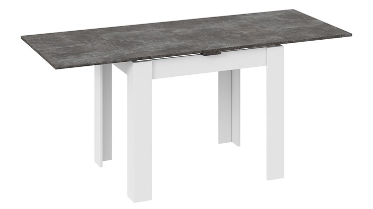 Раздвижной стол Промо тип 3 (Белый/Ателье темный) в Орске - изображение 1