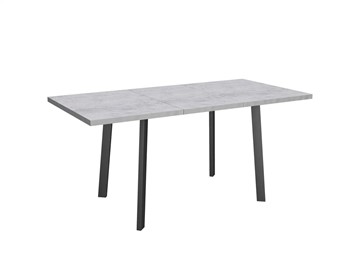 Кухонный раздвижной стол Робин, опоры прямые, цемент светлый в Орске - предосмотр 4