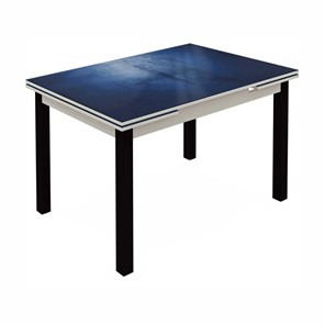 Кухонный стол раздвижной Шанхай исп.2 ноги метал. крашеные №21 (Exclusive h149/белый) в Бузулуке