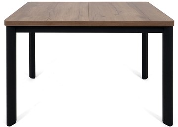 Кухонный раздвижной стол Токио-2L (ноги металлические черные, дуб табако) в Орске - предосмотр 1