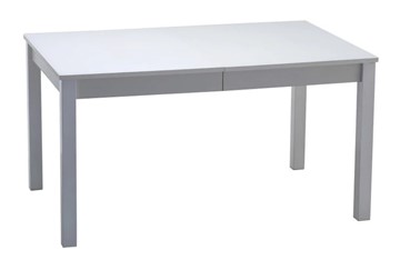 Обеденный раздвижной стол Нагано-2 стекло белое opti (хром-лак) 1 в Орске