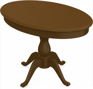 Кухонный раздвижной стол Фабрицио-1 исп. Эллипс, Тон 2 Покраска + патина (в местах фрезеровки) в Орске