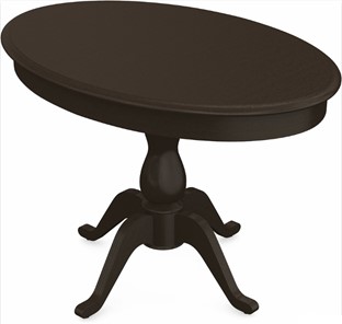 Кухонный стол раскладной Фабрицио-1 исп. Эллипс, Тон 8 Покраска + патина с прорисовкой (на столешнице) в Орске - предосмотр