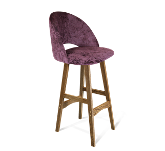 Барный стул SHT-ST34 / SHT-S65 (вишневый джем/дуб брашированный коричневый) в Орске