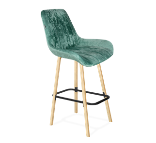 Барный стул SHT-ST37 / SHT-S94 (зеленый чай/прозрачный лак/черный муар) в Бузулуке