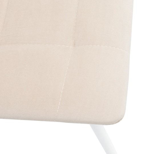 Кухонный стул Leset Скай (Металл белый/велюр песок) в Орске - изображение 4