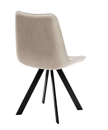 Обеденный стул 229 Поворотный, Микровелюр B03 Beige / опоры черные в Бузулуке - изображение 2