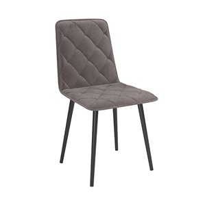 Обеденный стул Антика, велюр тенерифе стоун/Цвет металл черный в Орске