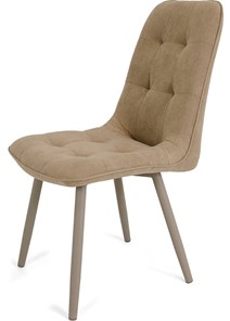 Обеденный стул Бакарди, ноги мокко круглые R32/велюр T184 Кофе с молоком в Бузулуке